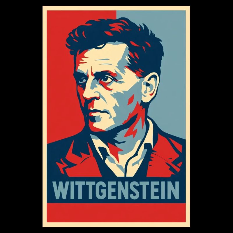 Wittgenstein Pop-Porträt