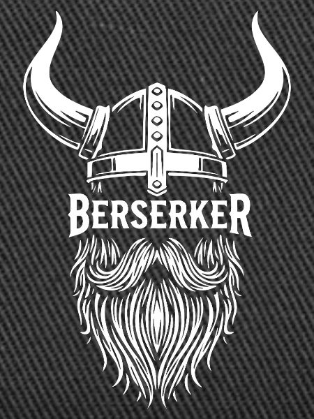 Wikinger-Berserker-Hornhelm-Bart-Maskottchen
