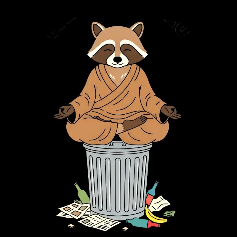 Räuchbär Zen auf Tonne