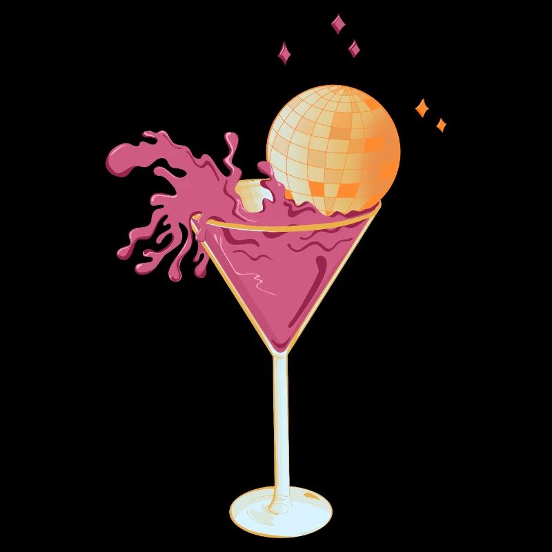 Cocktail disco – Martini rose avec Squirting Di