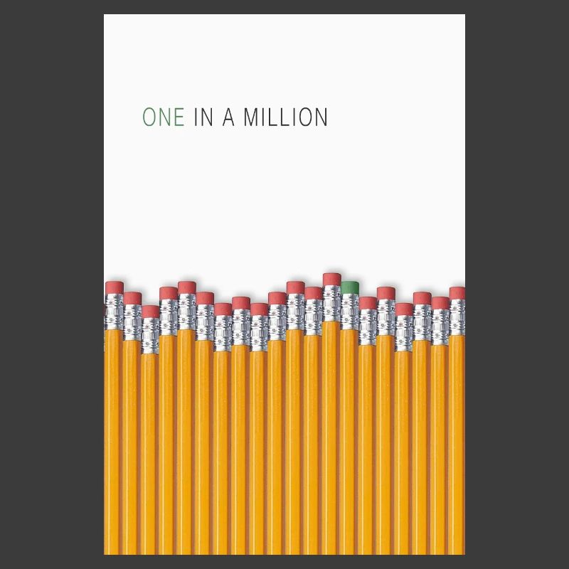 One in a Million Unique Statement Design