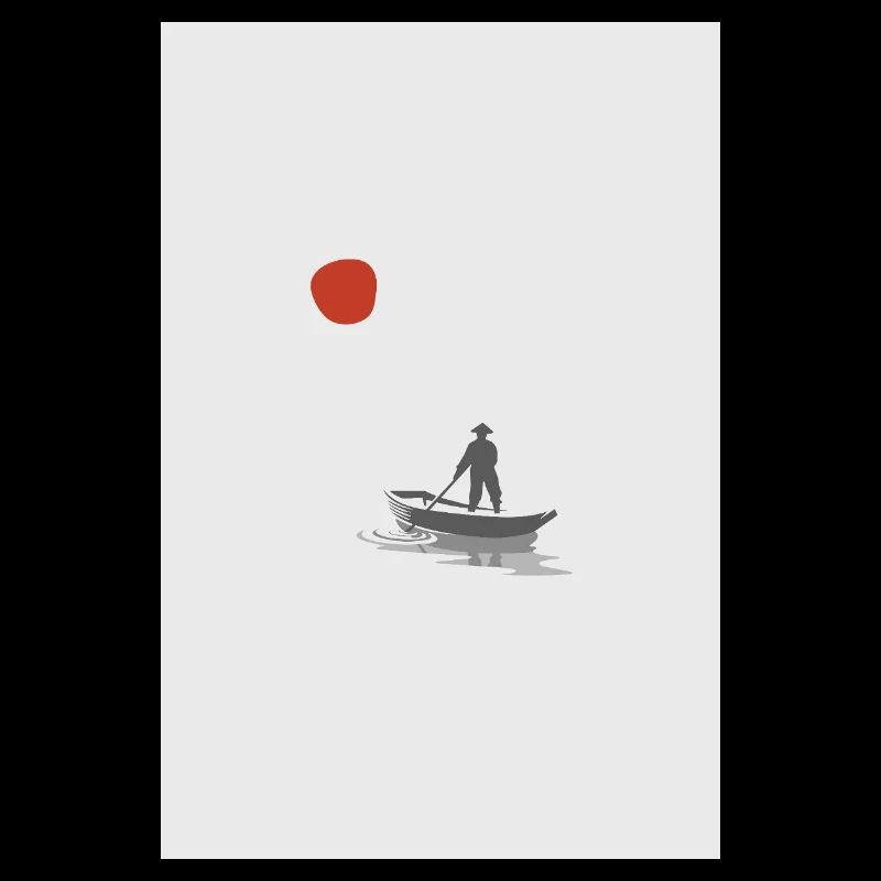 Zen Silence – Minimalist Japan Art