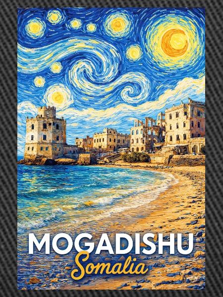 Mogadishu Somalia Starry Night