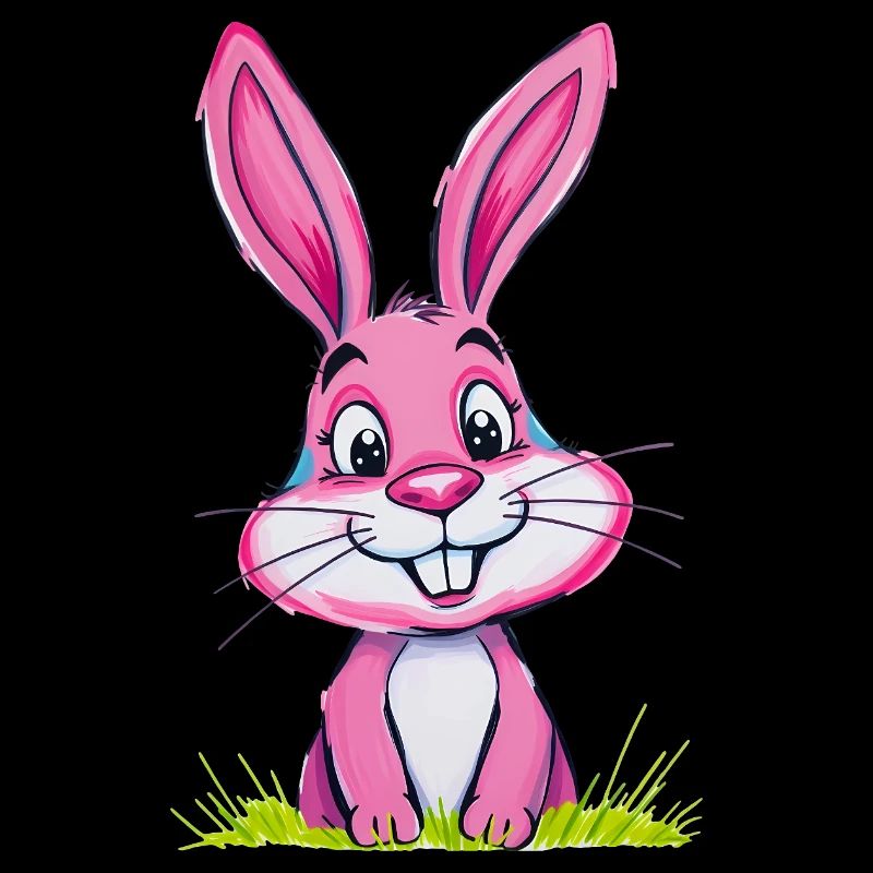 Lapin de Pâques Rose