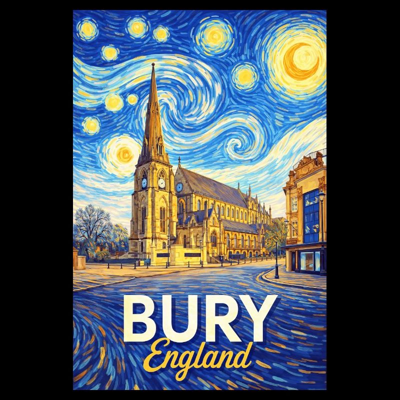 Bury England Starry Night Style