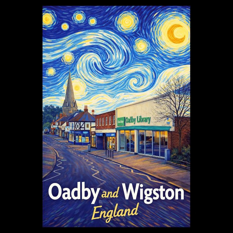 Oadby Wigston England Star Roads