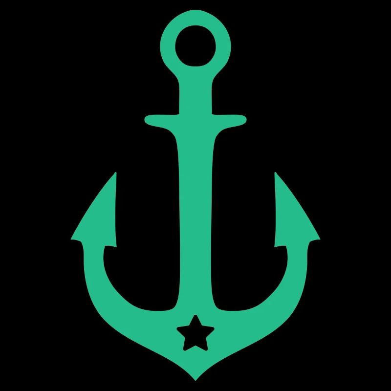 Logo de l’ancre avec accent en étoile