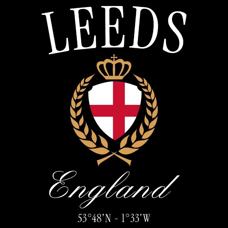 Leeds England Wappen Krone – Reise Souvenir