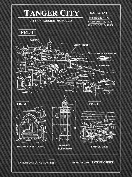 Tangier Cityline Sketch