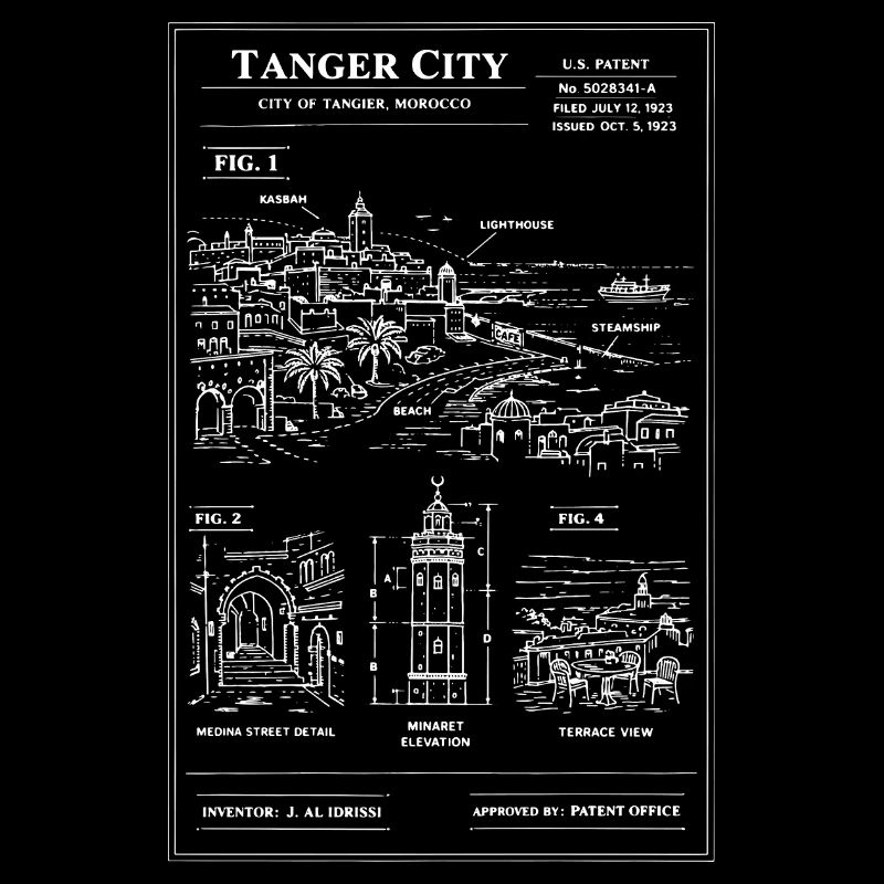 Tangier Cityline Sketch