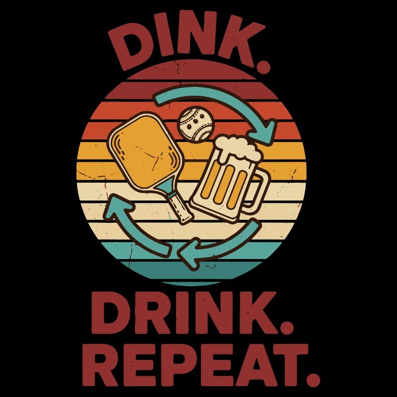 Pickleball Funny Player Pickle Ball Dink Drink