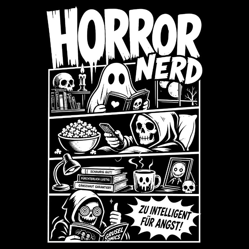 Horror Nerd Zu intelligent für Angst
