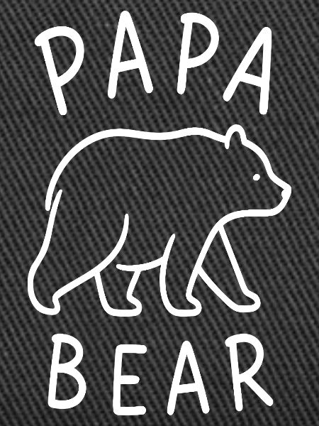 Papa Bear Motif