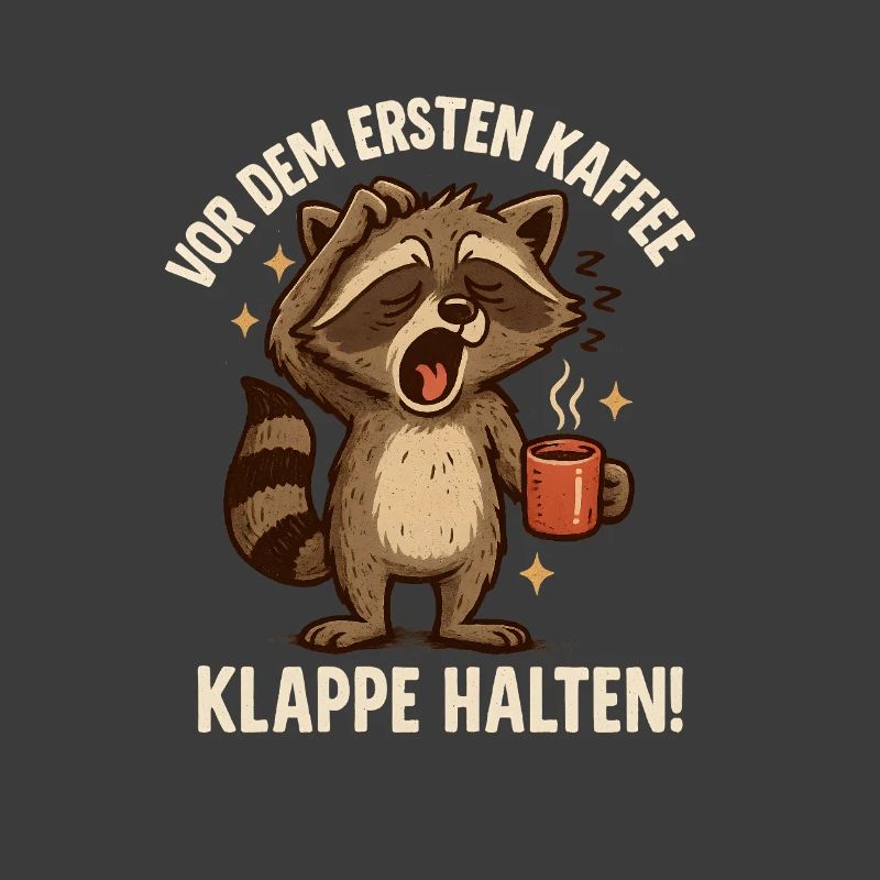 Vor dem 1. Kaffee Klappe halten