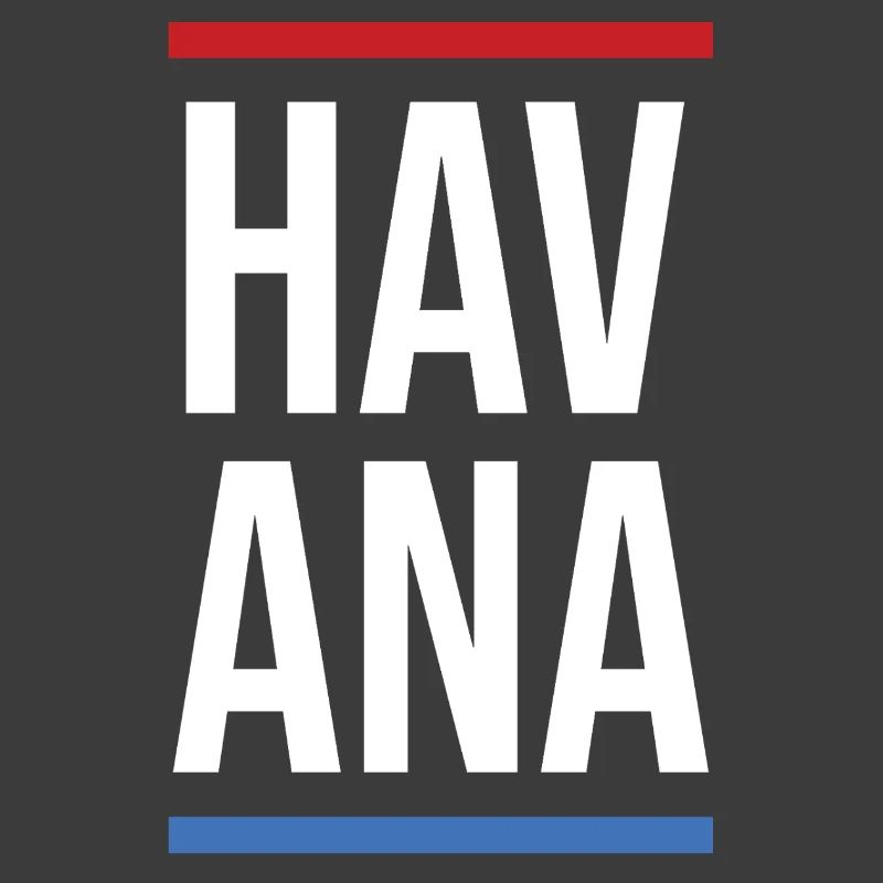 Havana Bold Mono with Red Blue Stripes