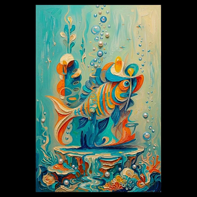 Koi-Unterwasser-farbenfrohe Kunstwerke