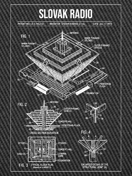 Slowakischer Radio-Blueprint