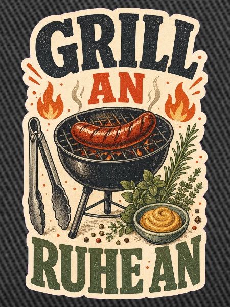 BARBECUE AT REST ON