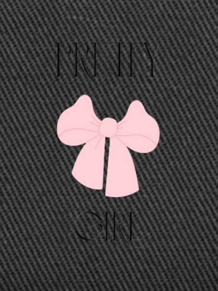 Hübsches Mädchen Pink Bow