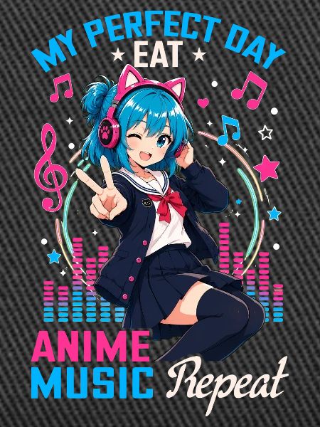 Anime and Music Chibi