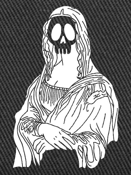 Mona Lisa Skull (White)