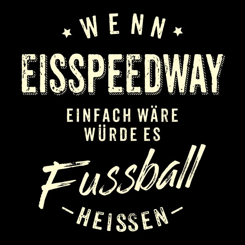 Wenn Eisspeedway einfach wäre würde es Fussball