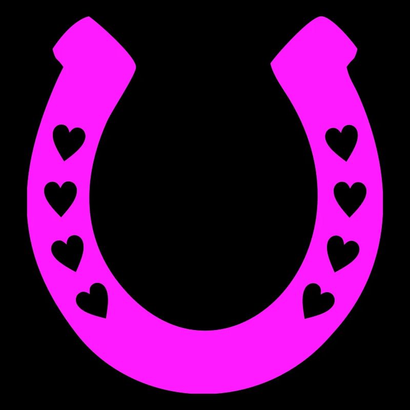 Horse Shoe avec des coeurs