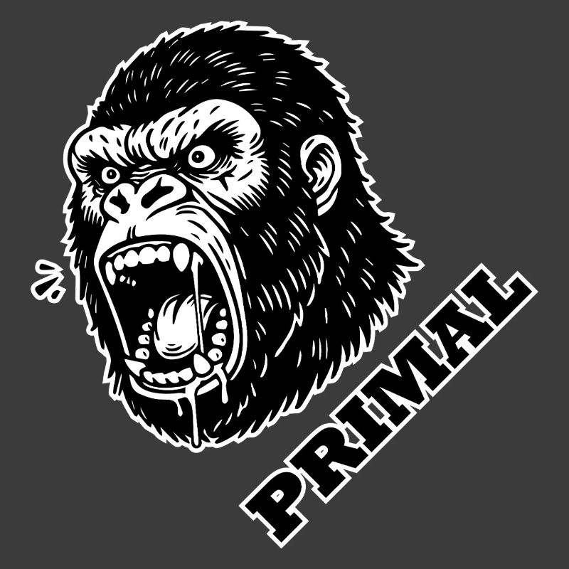 Wütender Gorilla - PRIMAL Design