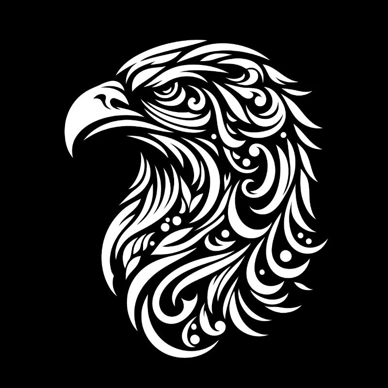 Eagel-Kopf-Tattoo-Stil