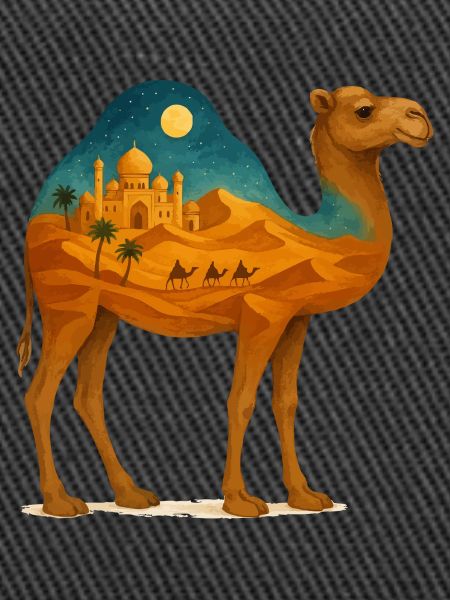 camel desert
