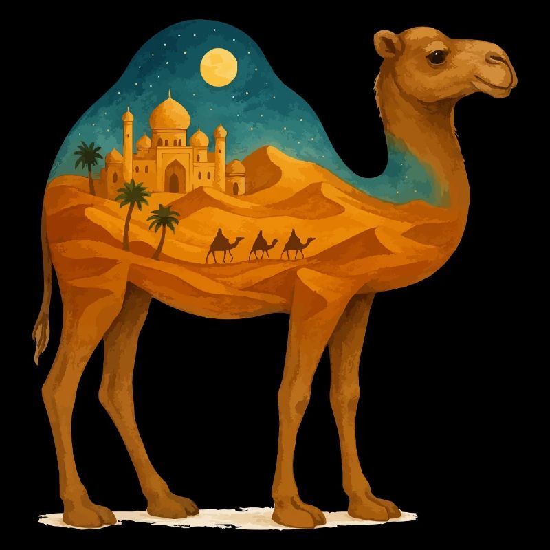 camel desert