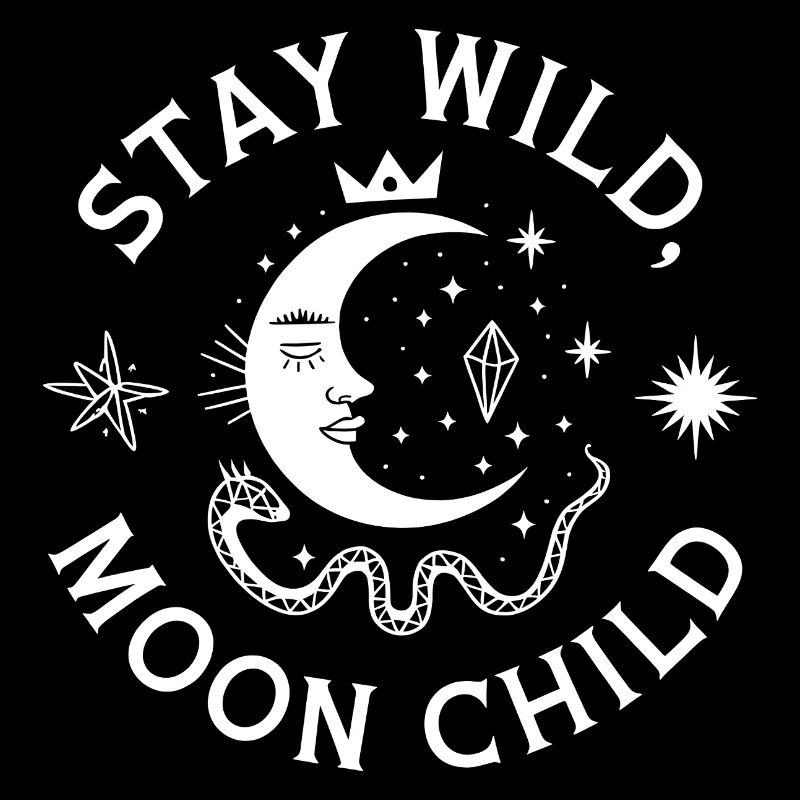 Bleib wild Mondkind - Astronomy Design