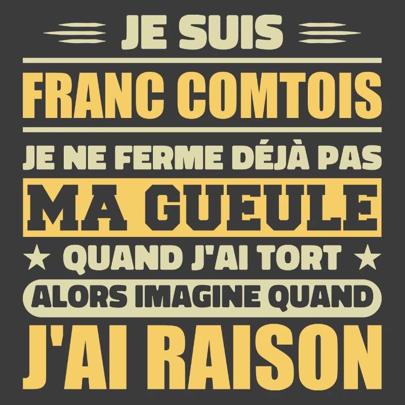 Franc comtois Ich halte meinen Mund nicht zu frank comté