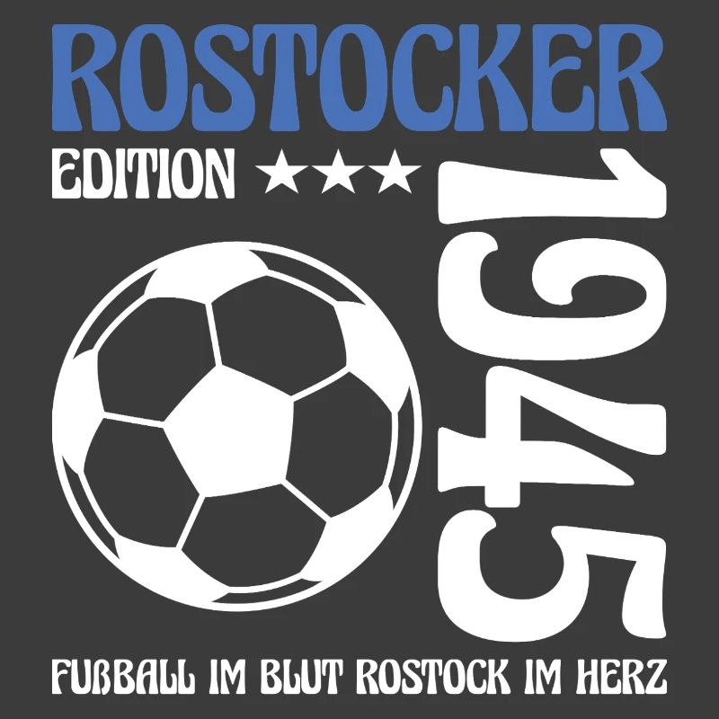 Rostocker Geburtstag 1945 Fußball Geschenk
