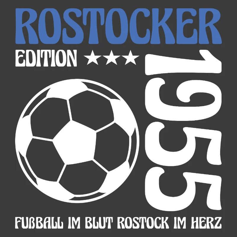 Rostocker Geburtstag 1955 Fußball Geschenk
