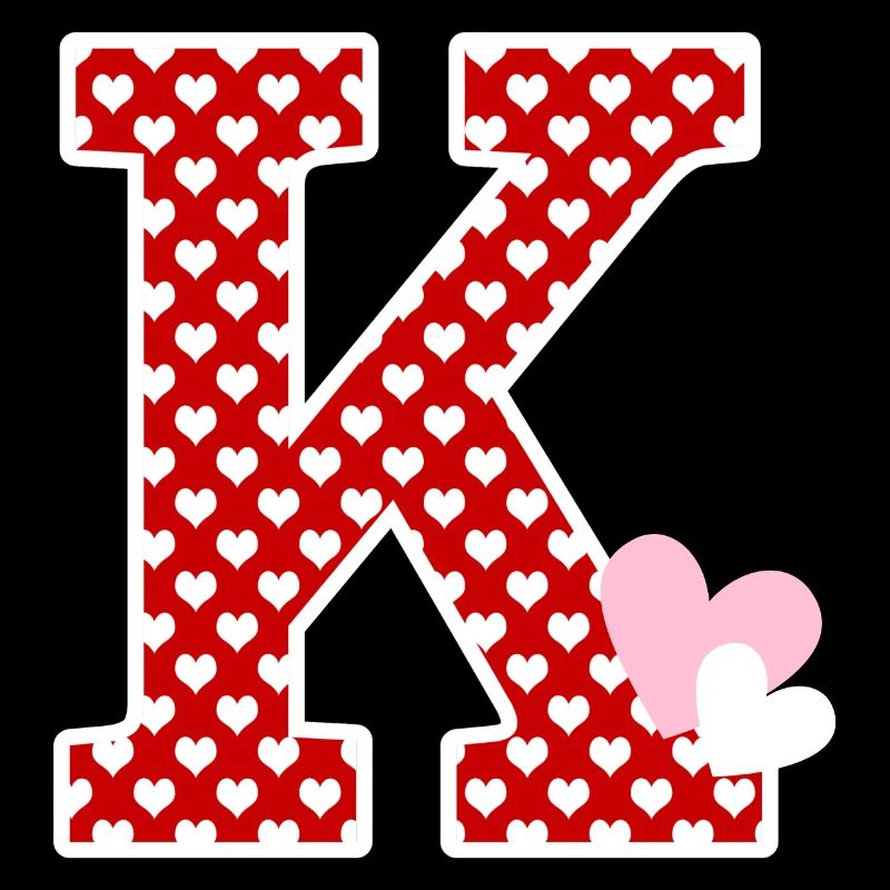 Lettre k cœur