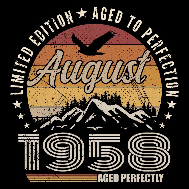 August 1958 Retro-Jubiläum August 1958 August 1958