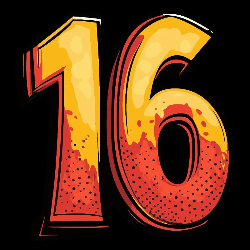 16 Number Comic