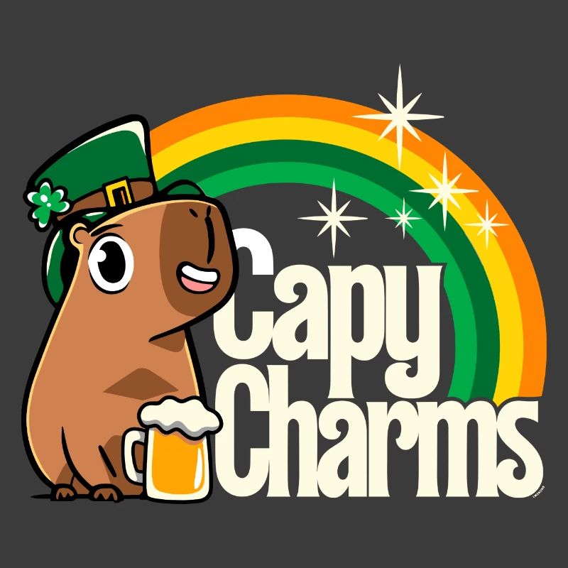 St. Patrick's Day - Capy rainbow charms