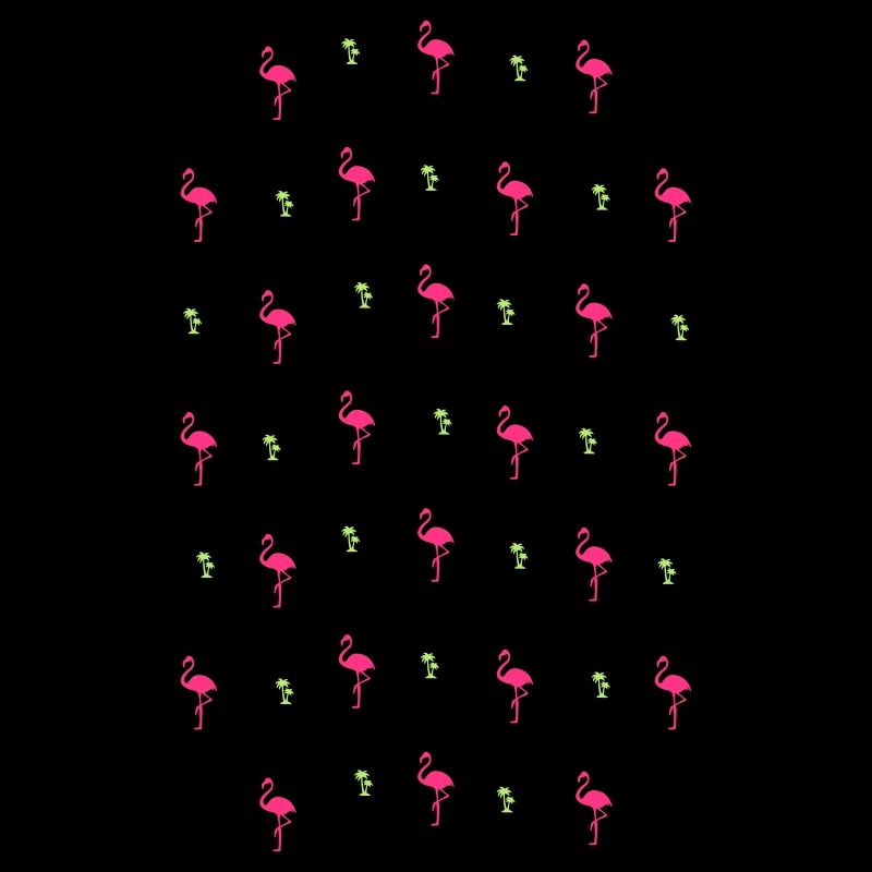 Flamingo / Palmen