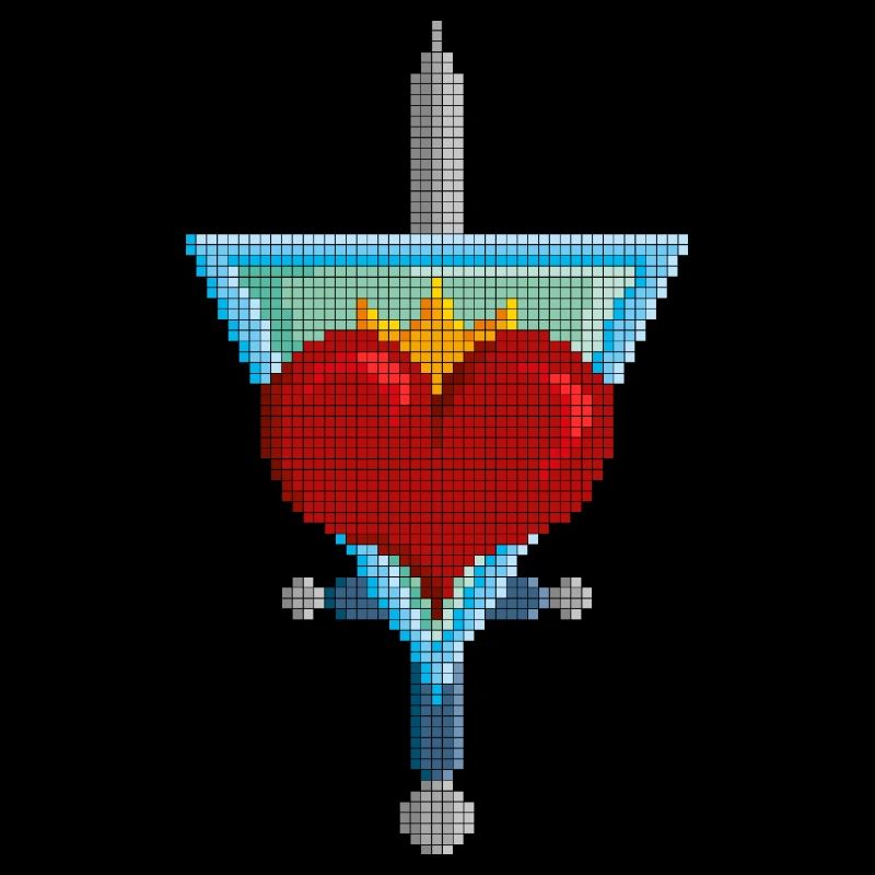 Retro Herz