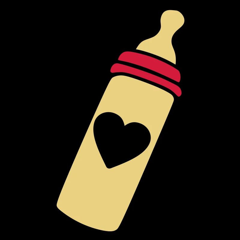 biberon coeur