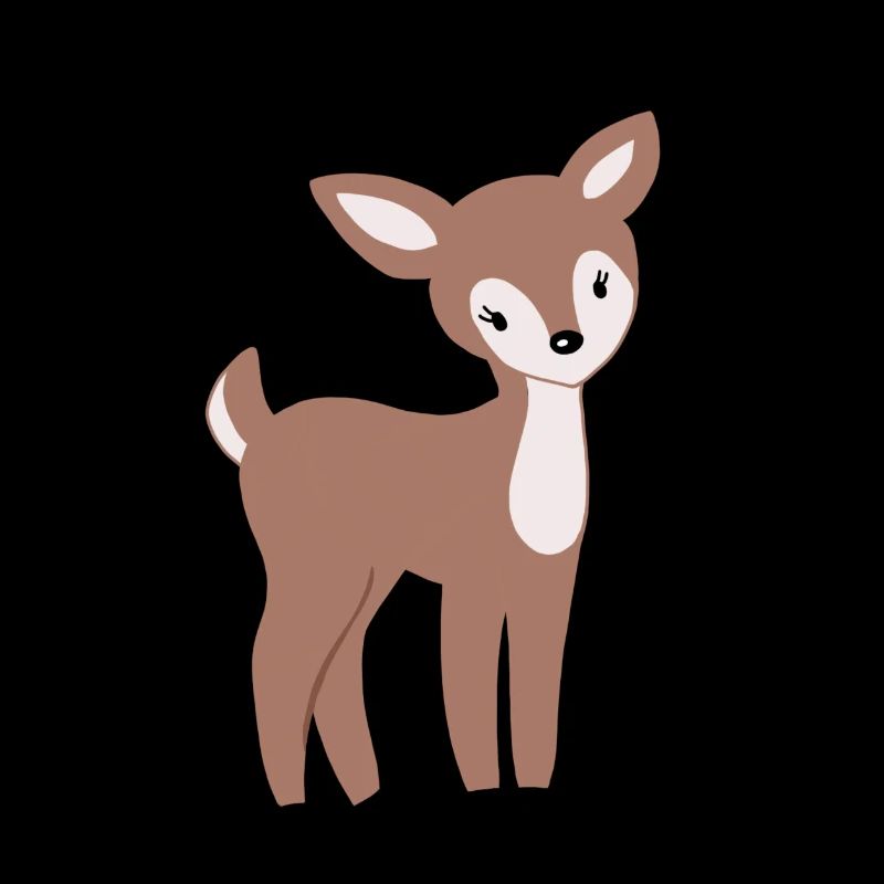 Süßes Rehkitz Bambi