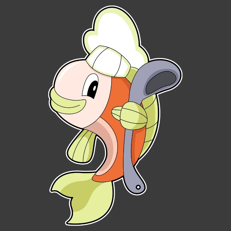 Fisch Koch Kochlöffel Kochen