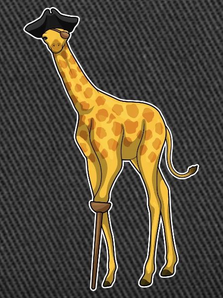 Giraffe Pirate Pirate Hat