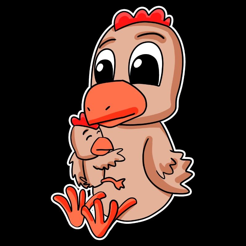 Famille de poulet - Poulet avec bébé