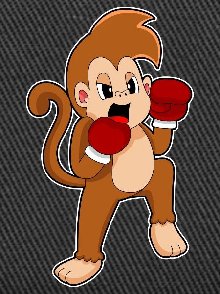 Affe Boxer Boxhandschuhe Boxen