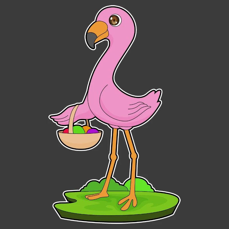 Flamingo Fruit Basket