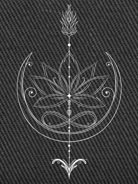 Lotus Lotusblume Yoga Pfeil