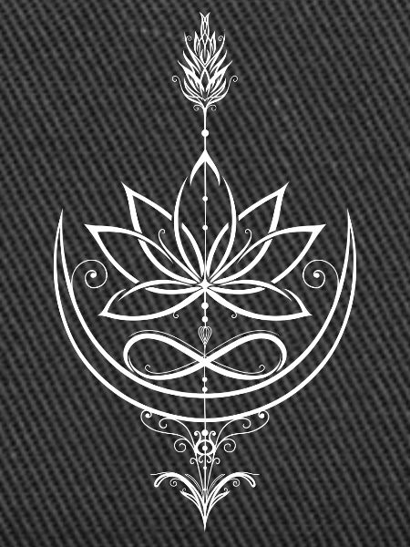Lotus Lotusblume Yoga Pfeil